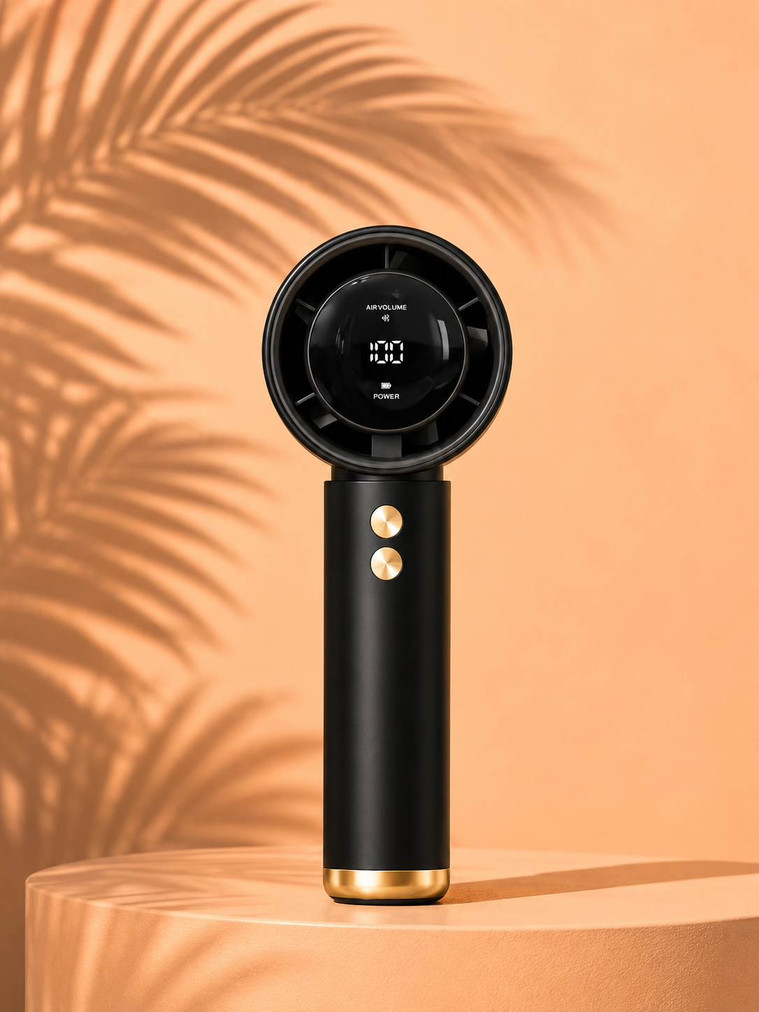 High Speed Portable Turbo Fan Cooler Fan 100-Speed Adjustment High-Speed Fan Handheld Fan Mini Fan 100-Level Adjustment Amagi