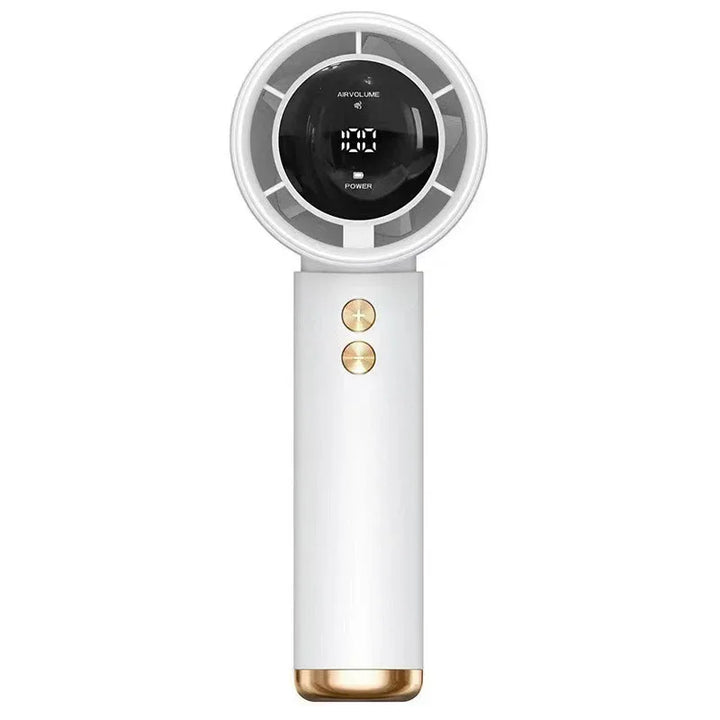 High Speed Portable Turbo Fan Cooler Fan 100-Speed Adjustment High-Speed Fan Handheld Fan Mini Fan 100-Level Adjustment Amagi