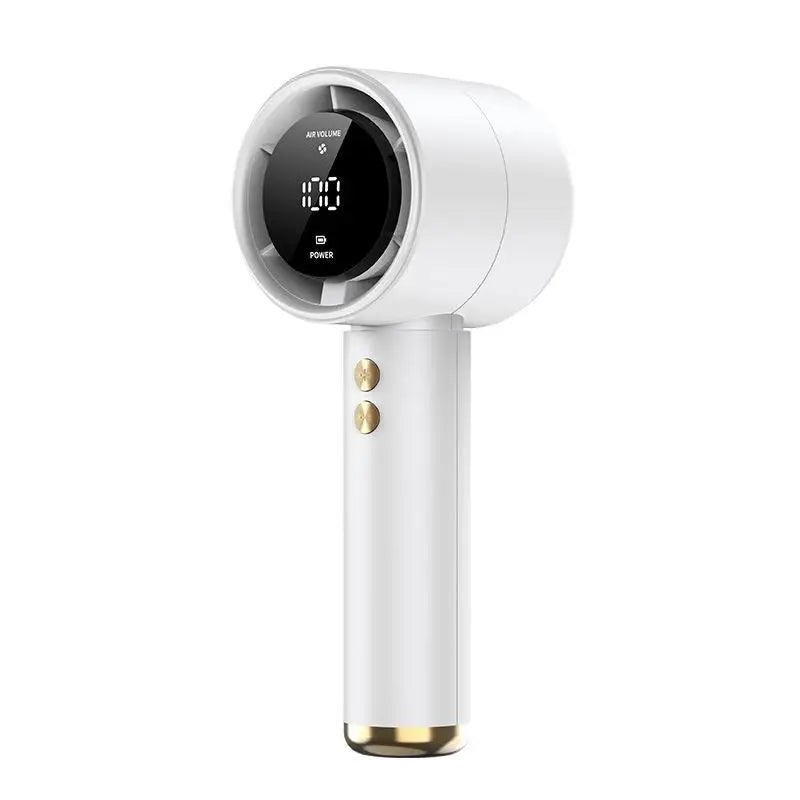 Mini Handheld Fan USB Fast Charging Portable Air Calculating Fan Mute Personal Highspeed Fan for Travel Outdoor Activity